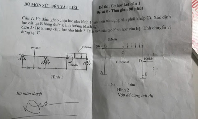 Đề thi môn học Cơ học kết cấu 1 1471751 465204196924041 1705728341 n