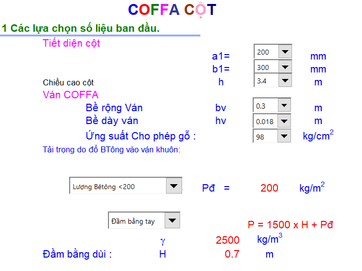 Bảng tính cốp pha Cột Dầm Sàn 2018 04 16 00h02 02