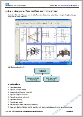 Sách tự học Revit Architecture 5 giao trinh hoc revit structure