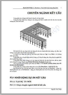 Sách tự học Revit Architecture 7 giao trinh revit structure tieng viet