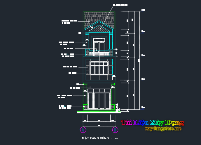 Hồ sơ nhà phố 4.5x18m 3 tầng nha 45x18 2
