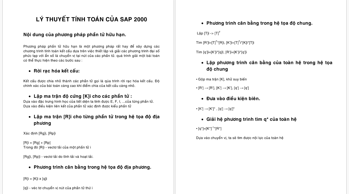 Lý thuyết tính toán của sap2000 screenshot 03