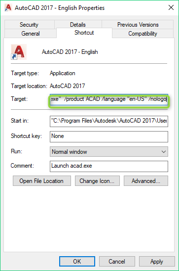 Mẹo khởi động nhanh phần mềm AutoCad 2018 07 20 16h49 52