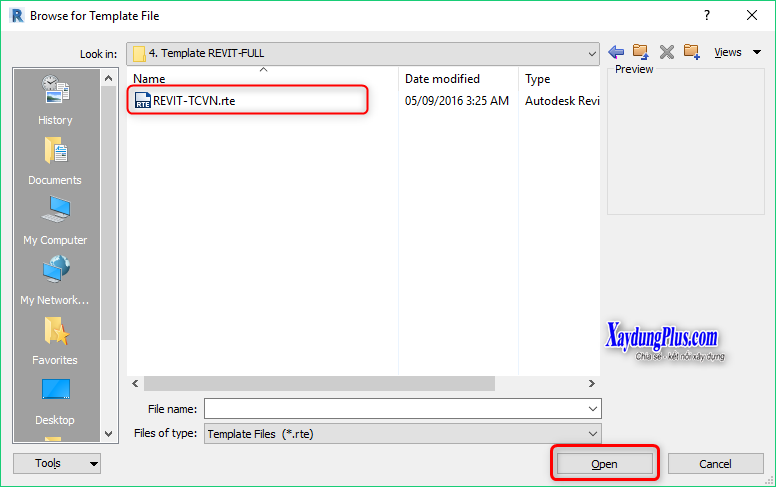 Bài 2: Thiết lập template mặc định khi mở file mới trong Revit thiết lập template mặc đinh khi mở file3 1
