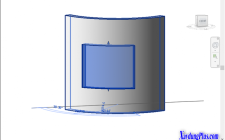 Tạo tường kính giữa tường gạch trong Revit tạo tường kính giữa tường gạch trong revit7