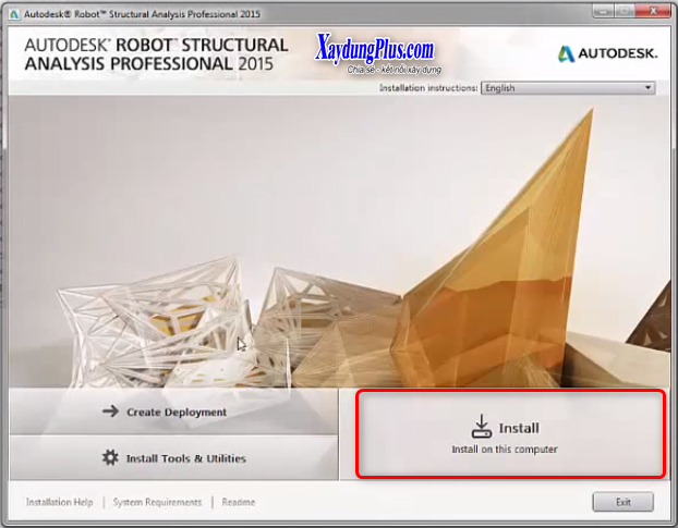 Download và hướng dẫn cài đặt Robot Structure Analysis Professional 2015 Hướng dẫn cài đặt Robot Structure Analysis Professional 2015 2