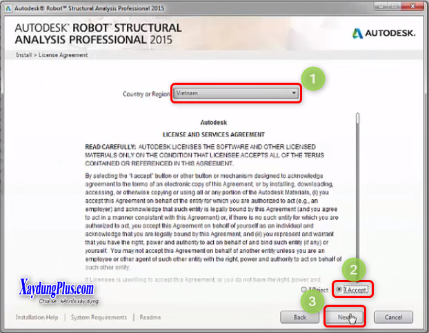 Download và hướng dẫn cài đặt Robot Structure Analysis Professional 2015 Hướng dẫn cài đặt Robot Structure Analysis Professional 2015 3