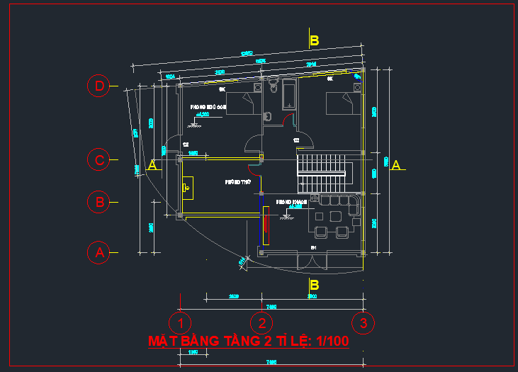 Kiến trúc nhà dân 2 tầng đơn giản Kiến trúc nhà dân 2 tầng đơn giản1