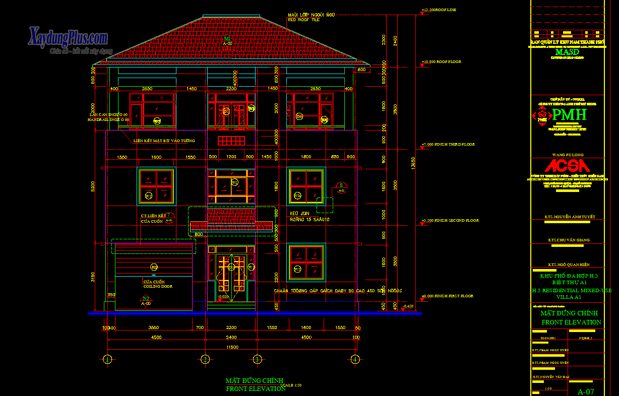 Hồ sơ mẫu biệt thự Villa A1 Phú Mỹ Hưng 3 tầng Hồ sơ mẫu biệt thự Villa A1 Phú Mỹ Hưng